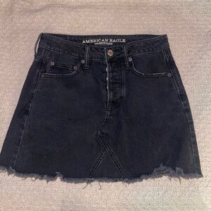 American Eagle Outfitters Dark Wash Mini Skirt